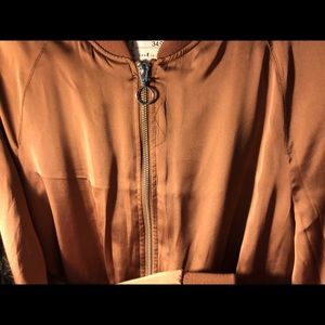 H&M satin bomber jacket